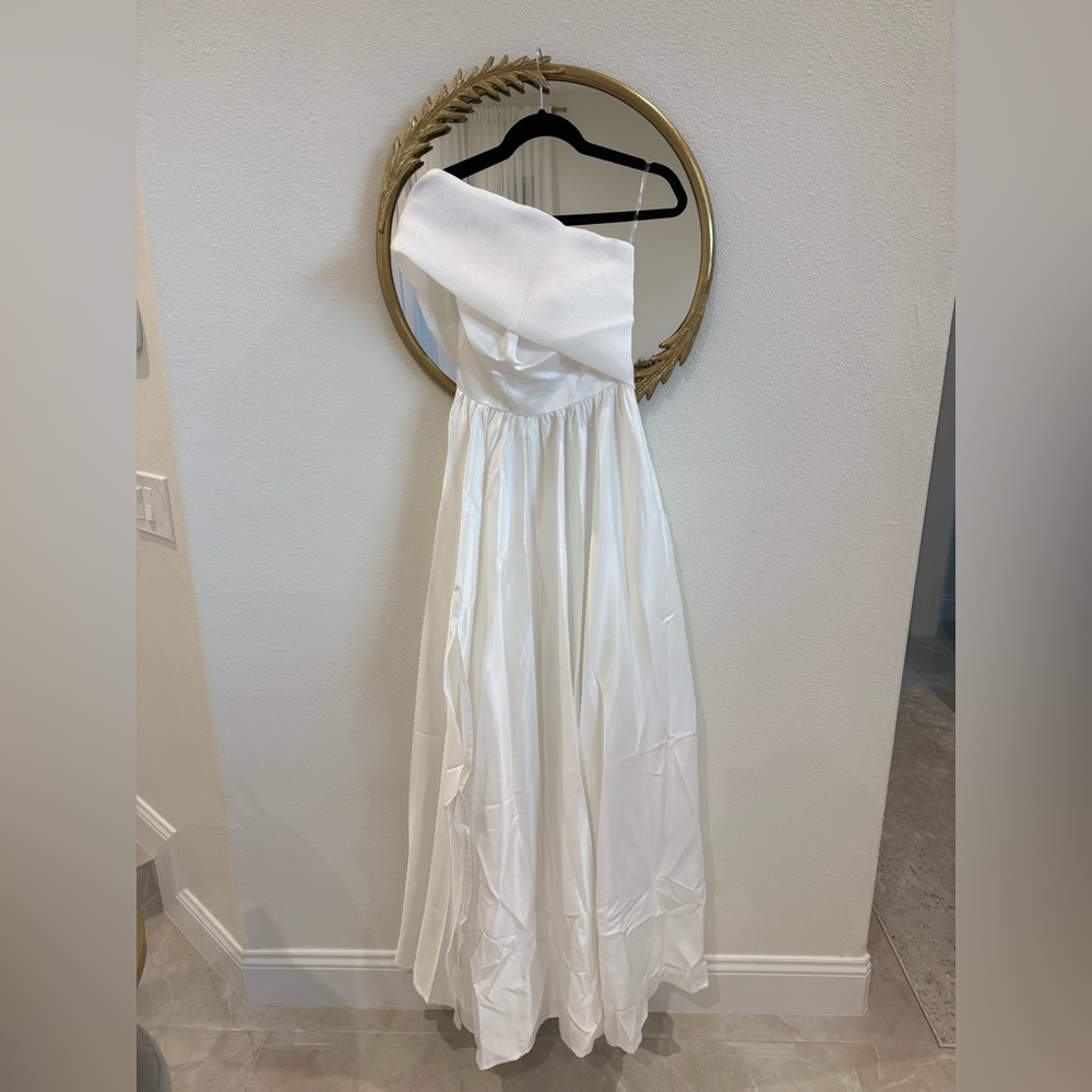 Elegant One-Shoulder Formal Gown NWOT